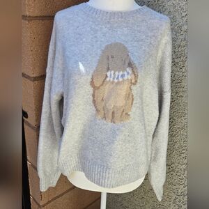 Hollister Brown Bunny Sweater